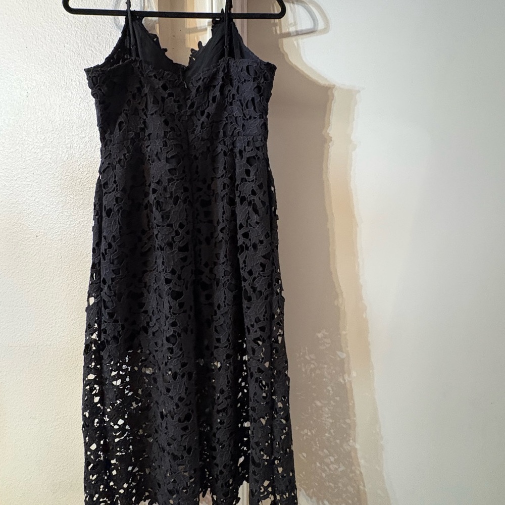 Endless Rose Black Lace Midi Dress